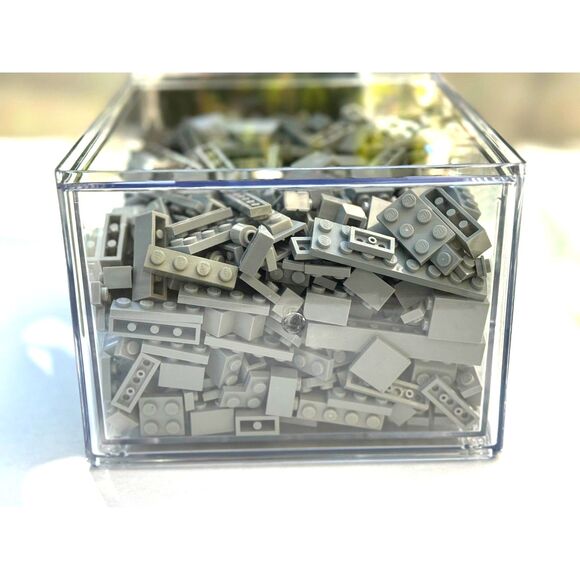 Amazon.com: Display Case Box for Minifigure Action Figure  Light Grey s In New Stackable Clear Acrylic Box SZ 7.5\